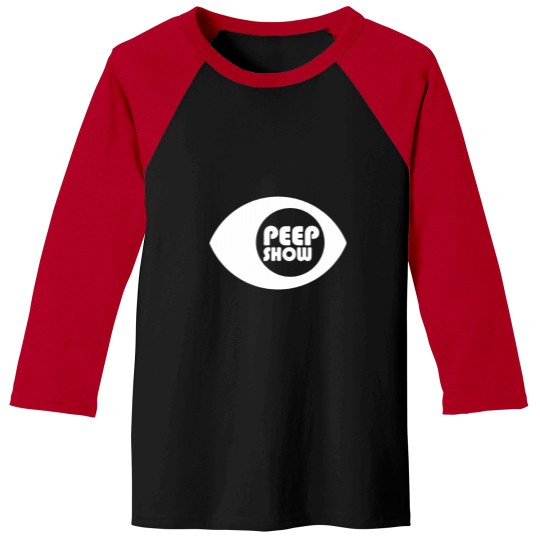 Discover Peep Show Logo Essential Baseball Tees