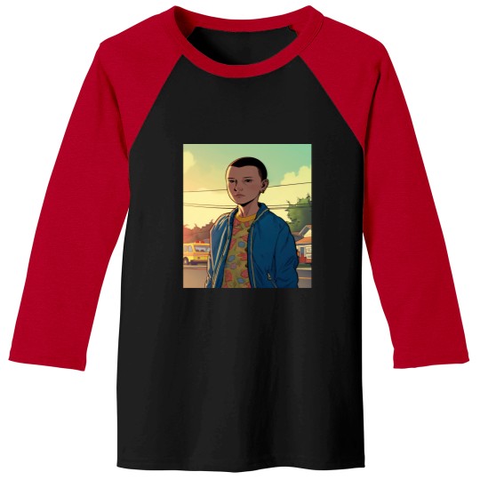 Discover Eleven in Hawskin premium Baseball Tees