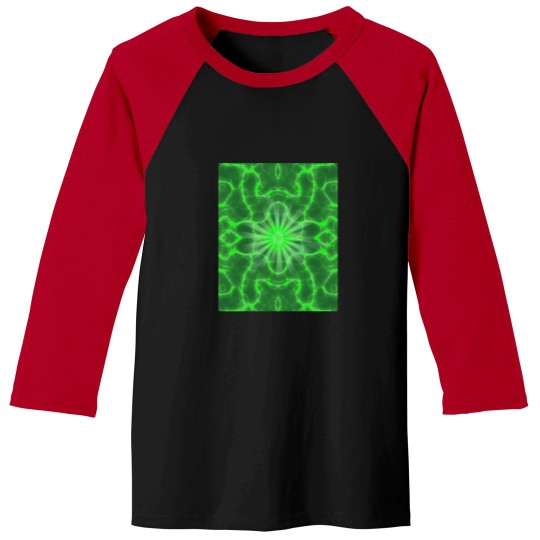 Discover 65 Mcmlxv Cosplay Green Burst Of Light Pattern 2 Baseball Tees