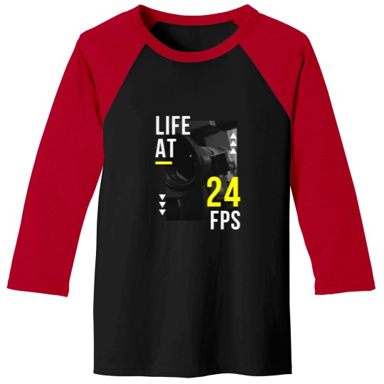 Discover Life At 24 Fps Baseball Tees