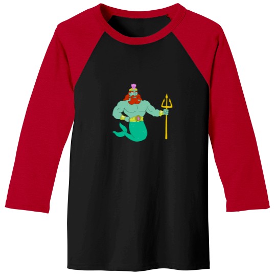 Discover King Neptune Baseball Tees