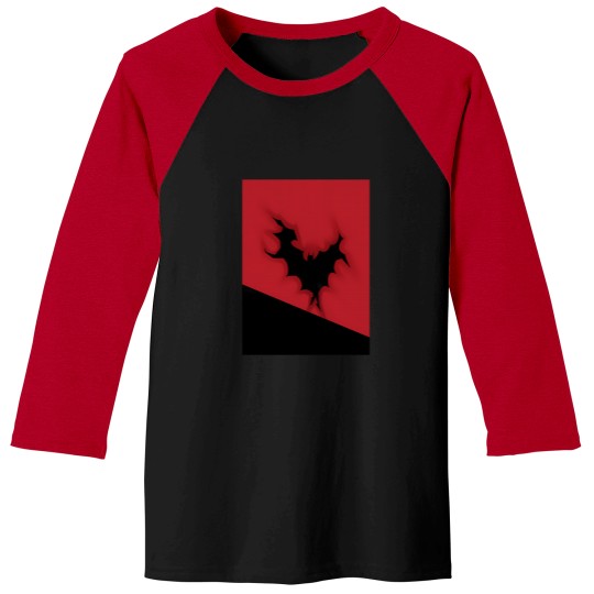 Discover A Jumping Bat  Black Baseball Tees
