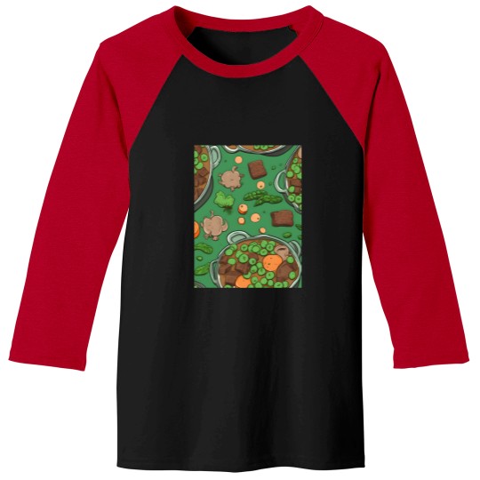 Discover Foodie Active Baseball Tees