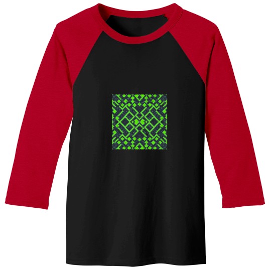 Discover Laser Pong Sound Wave Pattern (Seamless) Baseball Tees