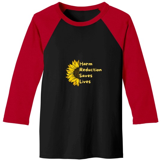 Discover Harm Reduction Baseball Tees