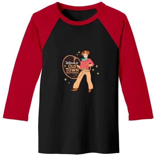 Discover Old Town in Scottsdale AZ Baseball Tees