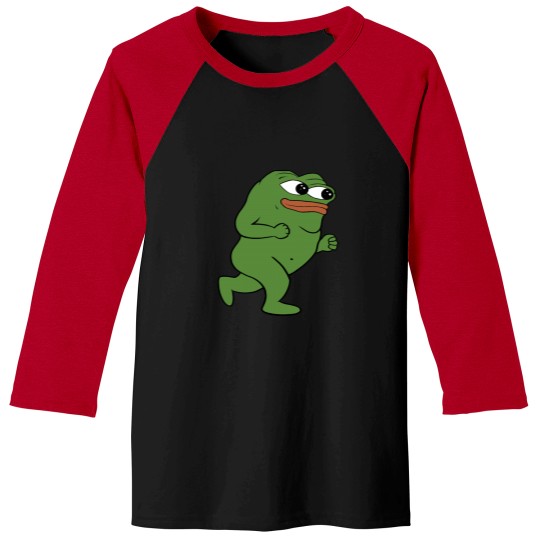 Discover peepoRun Baseball Tees