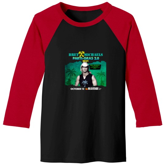 Discover New Popular!!! Bret Michaels Tour 2024 Gift For Fan Baseball Tees