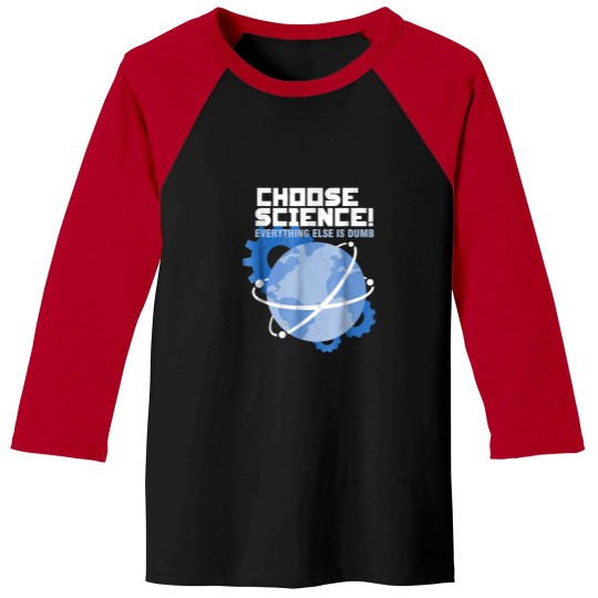 Discover Woot_ Science Rules!funy Baseball Tees