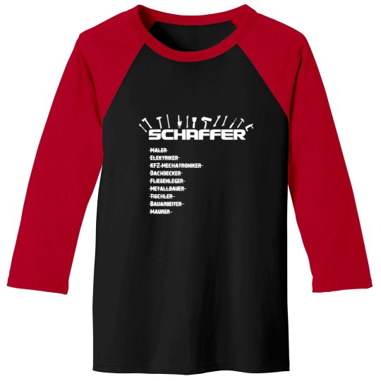 Discover Ich bin SCHAFFER WEISS Baseball Tees