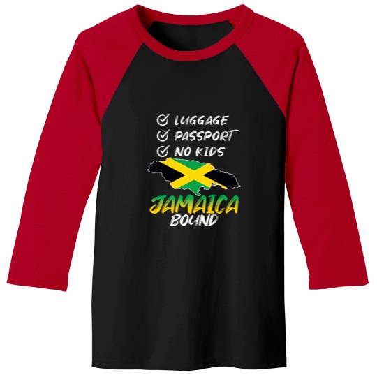 Discover Jamaican Travel Vacation Trip Outfit To Jamaica Women Men Baseball Tees