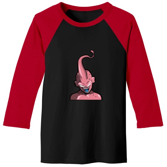 Discover Kid Buu Face Art - Majin Buu dragons Ball Z Baseball Tees