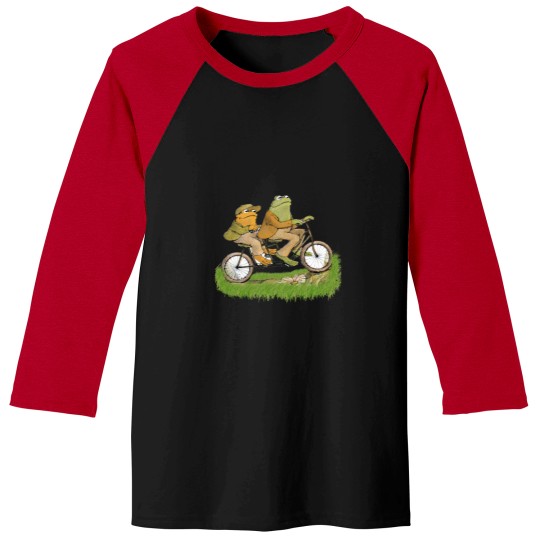 Discover frog and toad on the bike Baseball Tees