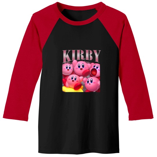 Discover Vintage Kirby Baseball Tee - Cute and Fun Design