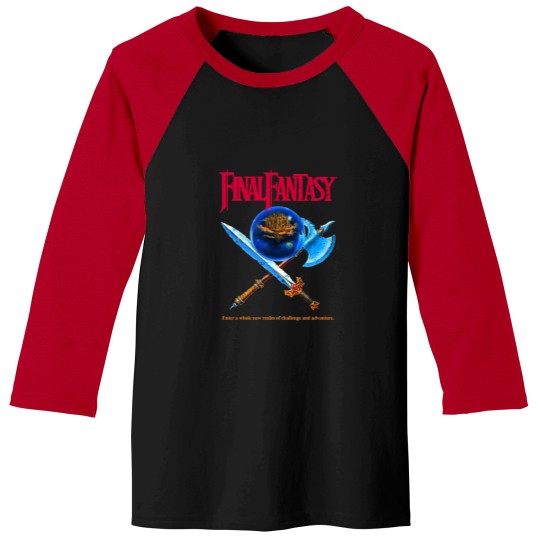 Discover Final Fantasy I 1 Baseball Tees