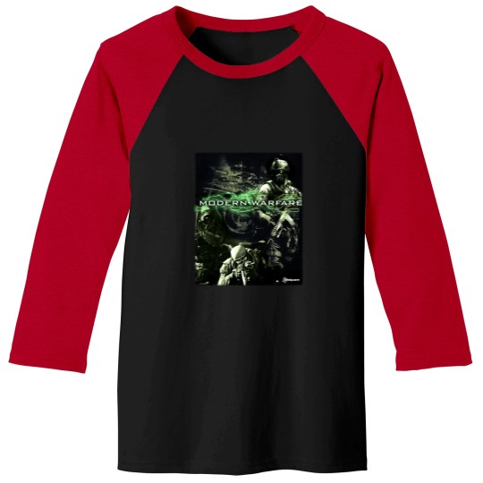 Discover 2009 Call of Duty Modern Warfare 2 IW Promo Vintage Y2K Baseball Tees