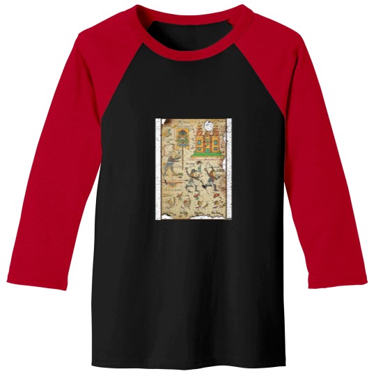 Discover 16 de Septiembre-Aztec Codex Baseball Tees