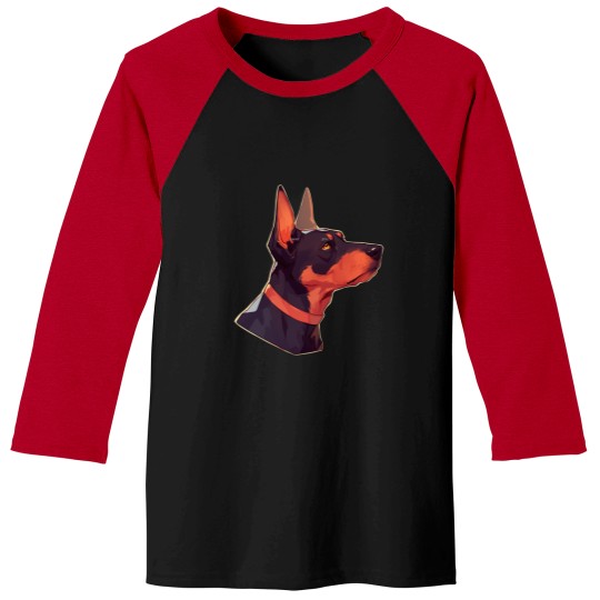 Discover Aesthetic Doberman Art Baseball Tee