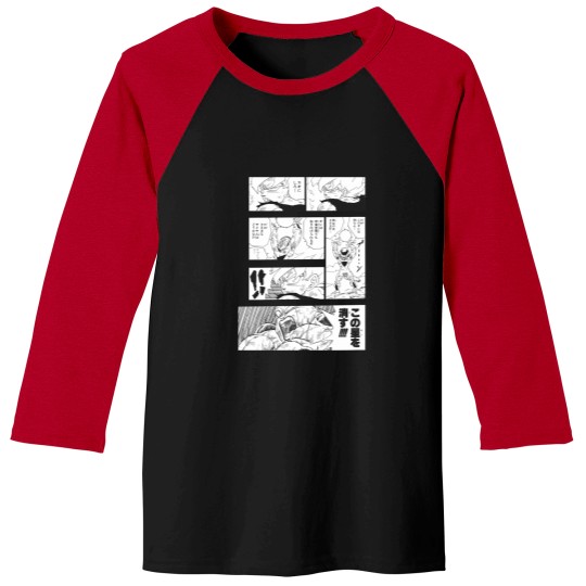 Discover Dragon Ball Z Goku Vs Frieza Manga Panel Baseball Tees