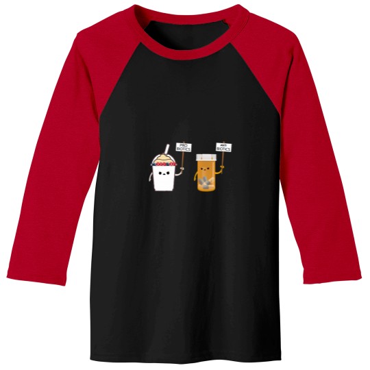 Discover Probiotic - Antibiotic Sciences Themed Baseball Tees