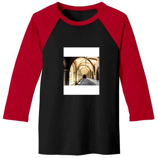 Discover White Marble Hallway European Arches &amp_ Architecture Active Baseball Tees