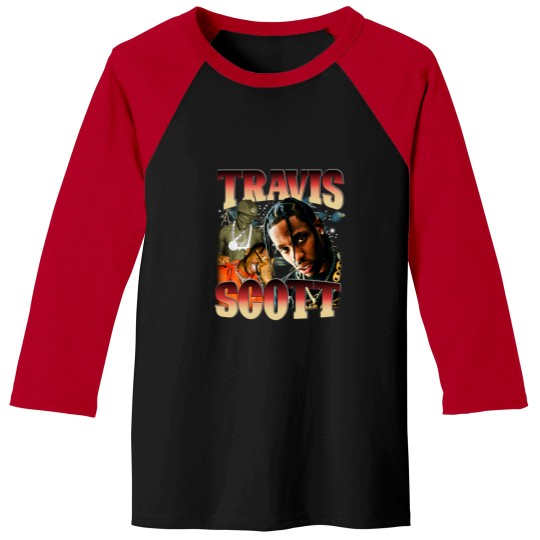 Discover Travis Baseball Tees, 90's Vintage Rap Baseball Tees RPLC26