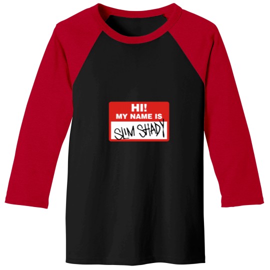 Discover My name is Slim Shady Baseball Tees
