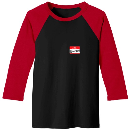 Discover Hi! My Name Is Slim Shady Baseball Tees