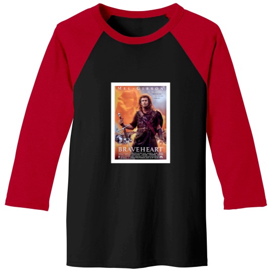 Discover Braveheart Movie Poster 1 Baseball Tees
