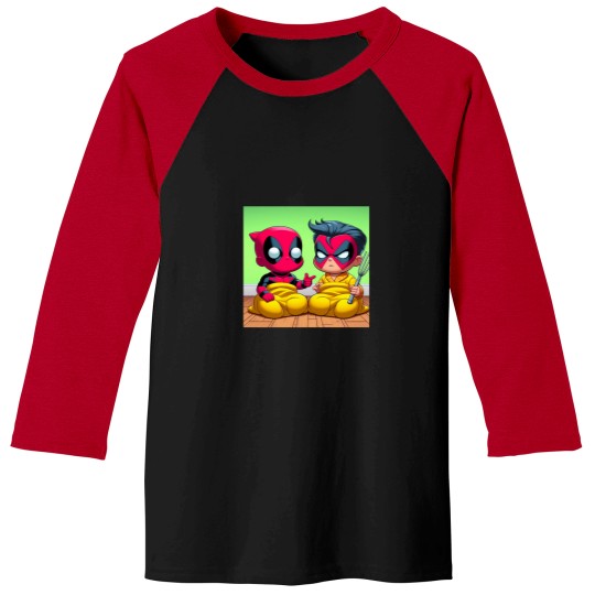 Discover Mutant Babies in Action Baseball Tees