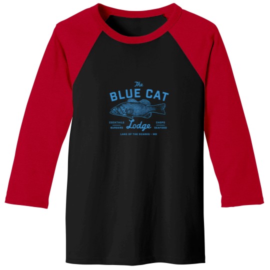 Discover Blue Cat Lodge Baseball Tees