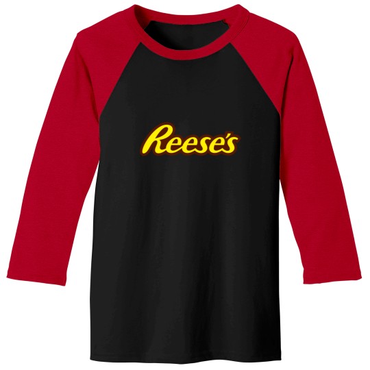 Discover Reeses Logo food Baseball Tees