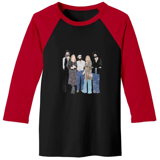 Discover Fleetwood Mac watercolour Essential Baseball Tees
