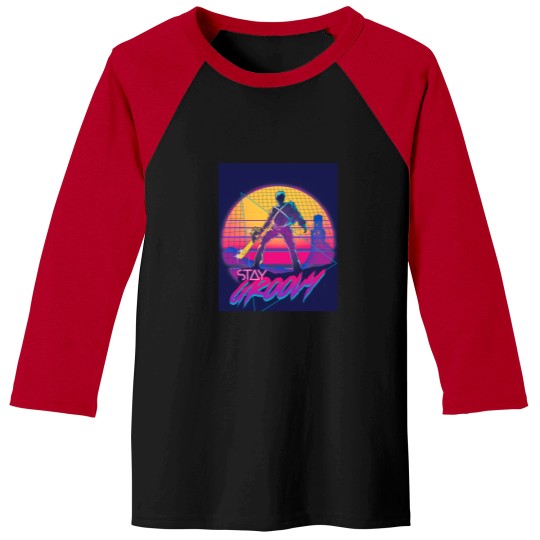 Discover Stay Groovy Baseball Tees