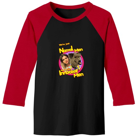 Discover NORMAL MEN INNOCENT MEN alternative version Baseball Tees