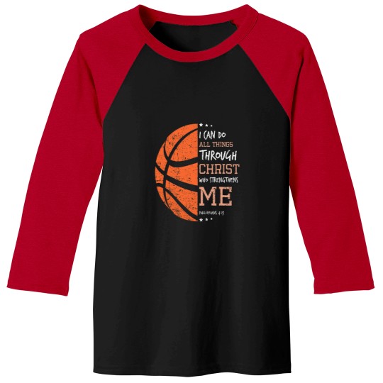Discover Philippians 4 13 I Can Do All Things Christian Basketball Baseball Tees
