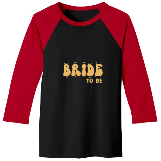 Discover Bride To Be Heart Wedding Design Baseball Tees