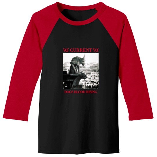 Discover 93-current-dogs-blood-rising Baseball Tees