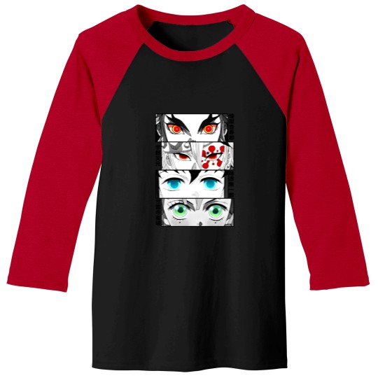 Discover 4 yeux de l&x27;équipe Hashira Baseball Tees