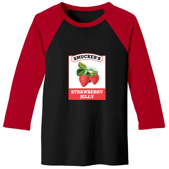 Discover Smucker's Strawberry Jelly Halloween Costume Baseball Tees