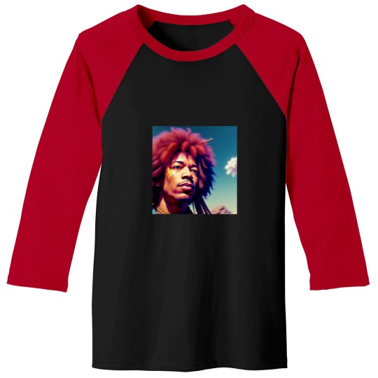 Discover Jimi Guitar Hero Baseball Tees