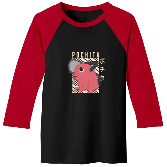Discover Pochita0 - Chainsaw Man0 Baseball Tees