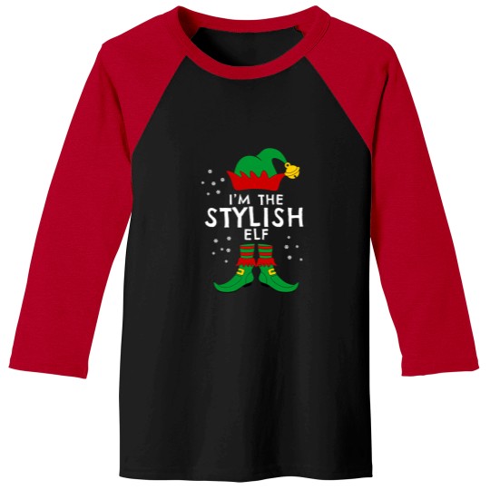 Discover I'M The Stylish Elf Family Matching Christmas 2020 Baseball Tees