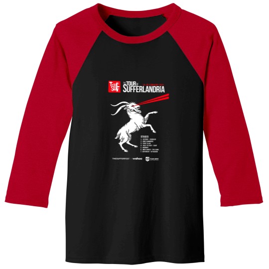Discover Tour of Sufferlandria 2021 Baseball Tees