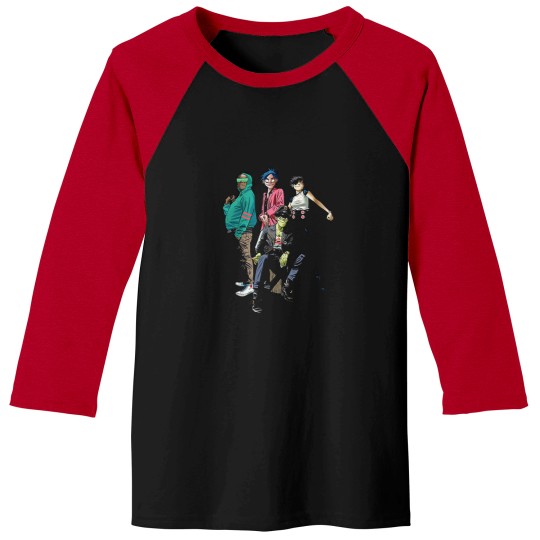 Discover Gorillaz Member Baseball Tee: Demon Days & Lyric Design
