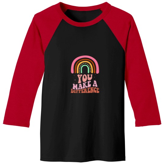 Discover You Make A Difference Baseball Tees