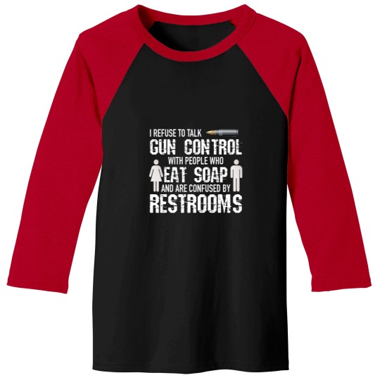 Discover 2nd Amendment Tee for Men gunss Rights Tee Pro gunss Debate Baseball Tees