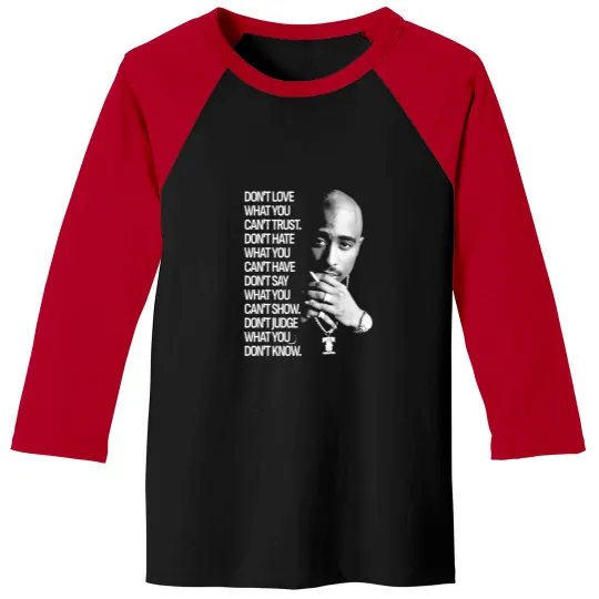 Discover 90s Quote Baseball Tee Featuring Tupac