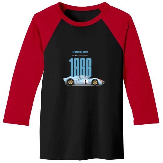 Discover GT40 Ken Miles 1966 Baseball Tees