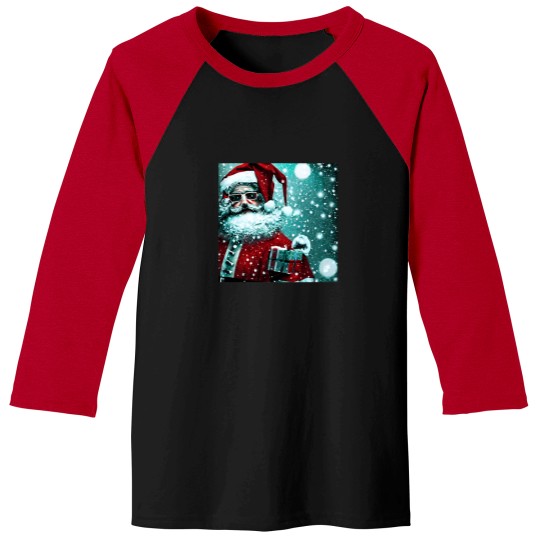Discover Cyberpunk Santa Claus Baseball Tees